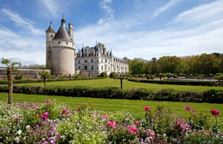 Castle of Chenonceaux, France のeditorial素材