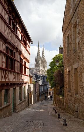Quimper in Brittany, France のeditorial素材