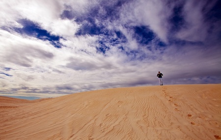  Sand dunes in Lancelin, Australiaの写真素材