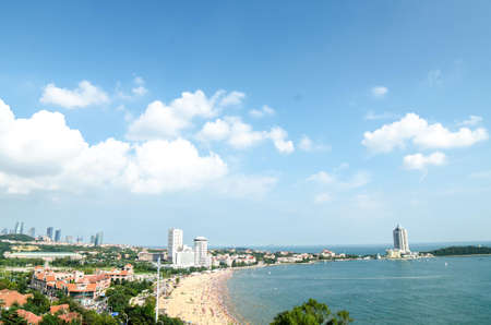 Landscape scenery view of a seaside during daytimeの写真素材