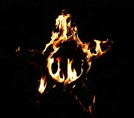 Star Flame Light Abstraction 