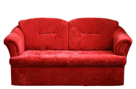 Sofa furniture isolated on white backgroundの写真素材