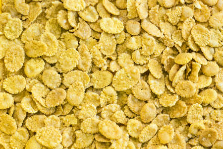 Cornflakes background, a healthy and nutritious breakfast food