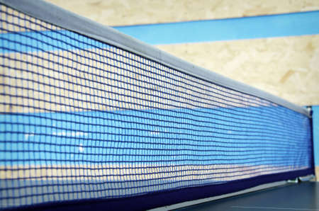 Net for ping pong. Shallow depth of field.の写真素材