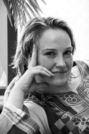 Piddubci, Volyn / Ukraine - March 06 2009: Woman posing in spa salonのeditorial素材