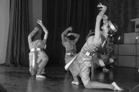 Saint Petersburg, Russia - June 25 2007: Anichkov Bridge is the oldest bridge across the Fontanka River with The Horse Tamers sculpturesのeditorial素材