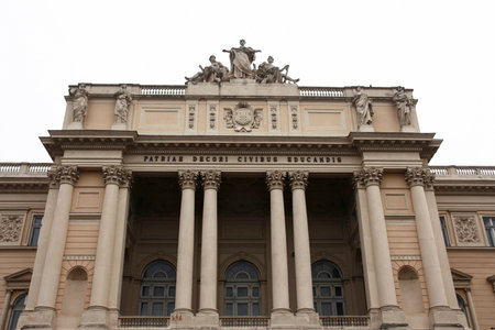Lviv, Ukraine - November 17 2012: Building of Lviv National University named after Ivan Frankoのeditorial素材