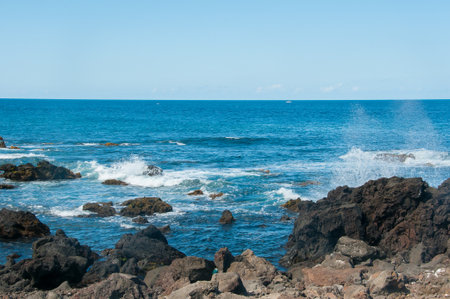 Image of Sao Miguel Island in the Azores archipelago