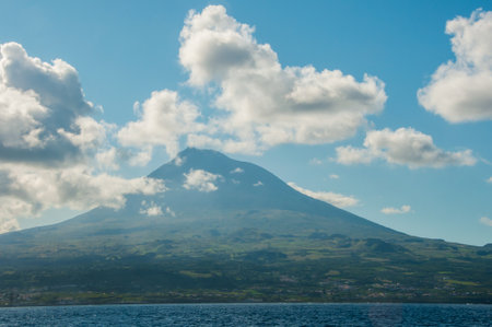 Image of Sao Miguel Island in the Azores archipelagoの写真素材