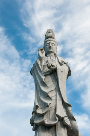 Statue in Budha Eden Park, in Portugalの写真素材