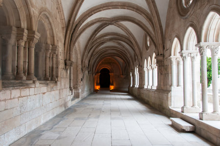Monastery of Alcobaca, in Portugal, classified as a heritage of humanity by Unescoの写真素材