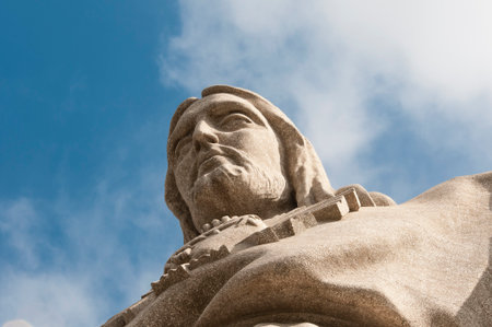 Christ King in Lisbon in Portugalの写真素材