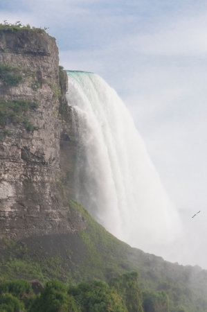 The waterfalls of Niagara in Canada are one of the great wonders of the worldの写真素材