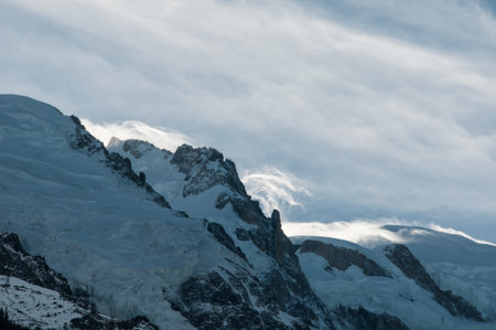 Snowy landscapeの写真素材