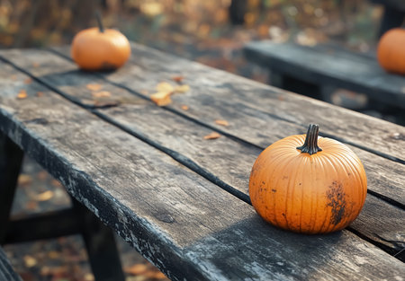 Colorful pumpkins on display at a farmers market in autumn.の素材