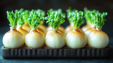 Onion isolated on background. Vegetables for healthy eatingの素材