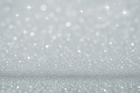 Sparkling silver christmas backgroundの素材
