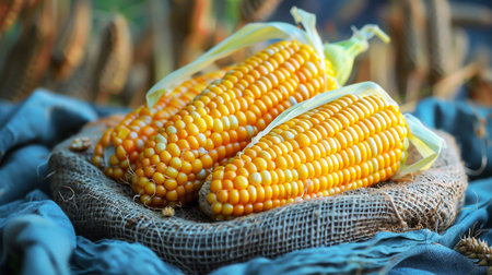 Still life with corn cobsの素材