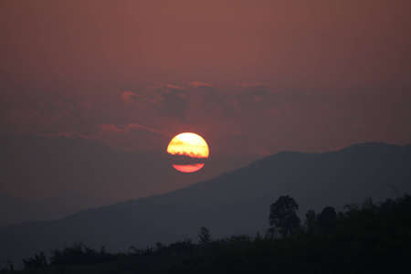 sunsetの写真素材