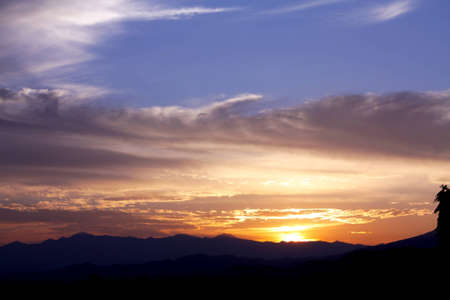 sunsetの写真素材