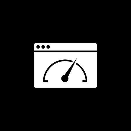 Page speed solid iconのイラスト素材