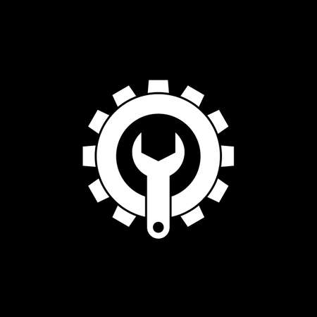 Technical support solid iconのイラスト素材