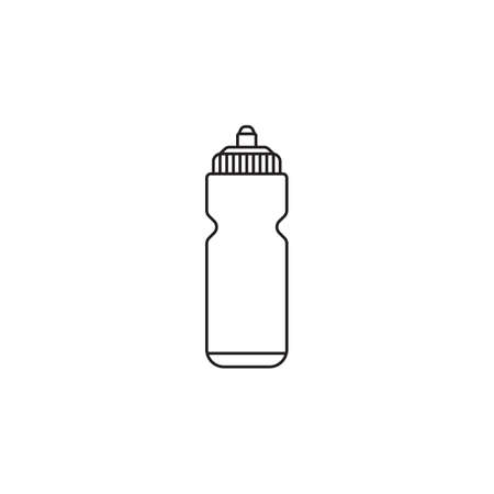 Sport bottle water line icon, hydro flask, vector graphics, a linear pattern on a white background, eps 10.のイラスト素材