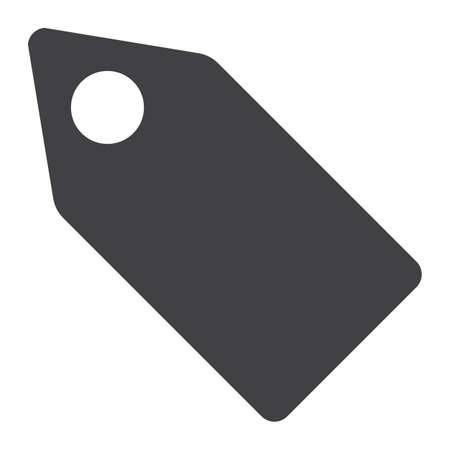 Tag glyph iconのイラスト素材