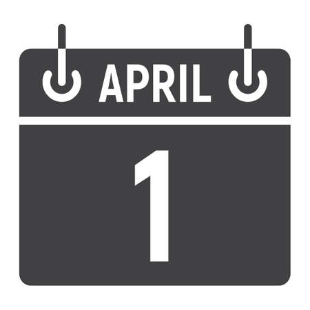 Easter calendar glyph icon, easter and holiday, date sign vector graphics, a solid pattern on a white background, eps 10.のイラスト素材