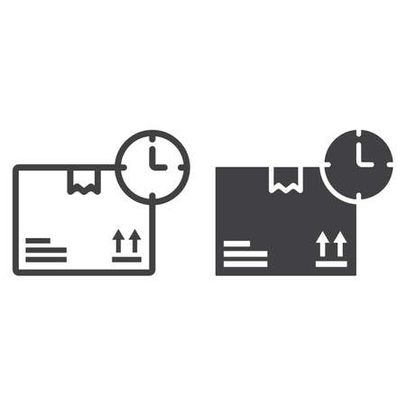 Delivery Time iconのイラスト素材