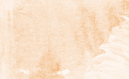 Peach abstract watercolor texture background. Vector beige watercolour pattern. Pastel watercolor brush texture. Autumn water color backgroundのイラスト素材