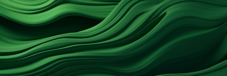 Abstract green lines wallpaper background with natural touch, ideal for design and decorationの素材