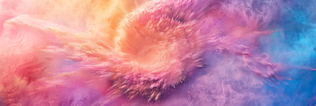 Embark on a captivating journey through the mesmerizing realm of art, where vibrant colors blend in dynamic motion, creating a visually enchanting experience that engages the sensesの素材