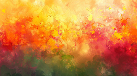 A mesmerizing blend of vibrant colors creating a stunning abstract art piece, full of energy and emotion.の素材