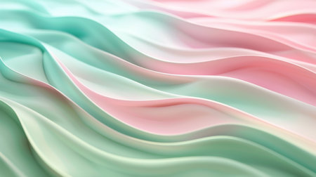 Soft pastel hues blend into flowing lines and abstract waves, creating a tranquil and elegant...
