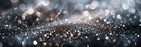 Beautiful abstract background with glittering lights and bokeh, perfect for festive and decorative...