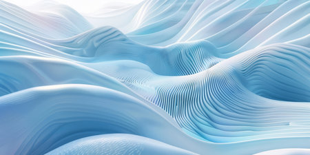 Abstract designs with soothing blue and white gradients, perfect for contemporary creative projects