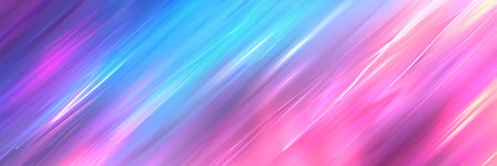 Energizing abstract gradient with pastel hues of pink, purple, and blue, adorned with shimmering light streaks.の素材