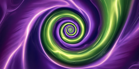 A striking and captivating swirl pattern that evokes a dark and vintage Beetlejuice aesthetic, skillfully blending chaos with a nostalgic retro feel, creating an intriguing visual experienceの素材