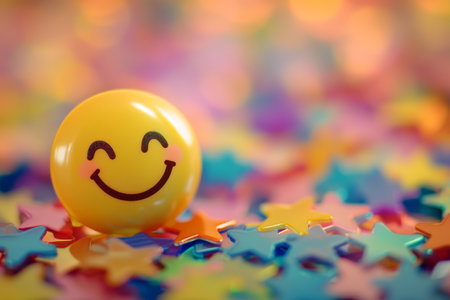 Unlock the true essence of happiness and lasting satisfaction through the power of smiles, exceptional star ratings, and positive rankings obtained in the realm of consumer service satisfactionの素材