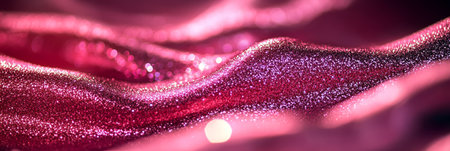 This captivating abstract design showcases a vibrant pink glittering texture with bold colors and cheerful shimmer, creating a delightful visual experience that mesmerizes and enchants everyoneの素材