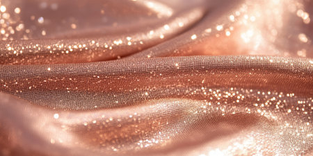 This stunning rose gold sequin texture shimmers with captivating highlights and glimmers, making it ideal for creating glamorous designs and enchanting lighting effects that stand out beautifullyの素材