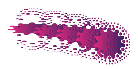 Abstract dots illustration clip art. illustration paint spill backgroundのイラスト素材