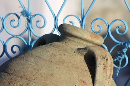 Old jar in Tunisiaの写真素材