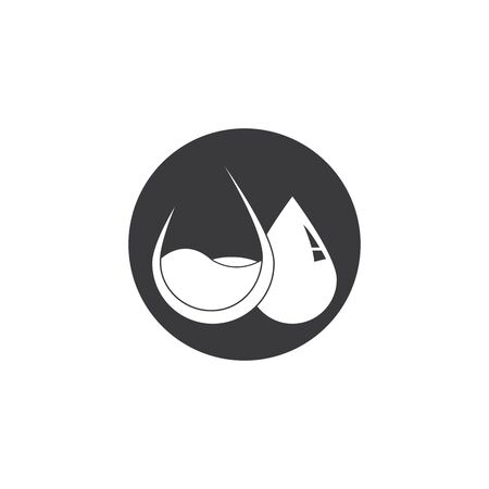 water drop Logo Template vector illustration designのイラスト素材