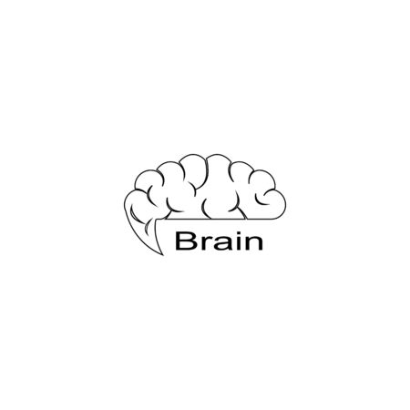 Brain Logo Template のイラスト素材