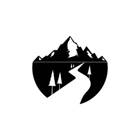 River Logo Templateのイラスト素材