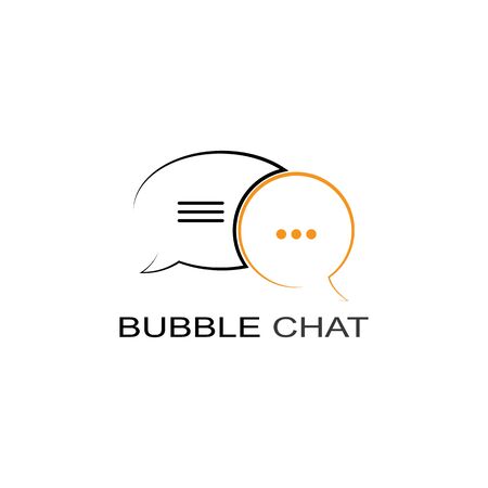 Speech bubble icon Logo template vector illustrationのイラスト素材