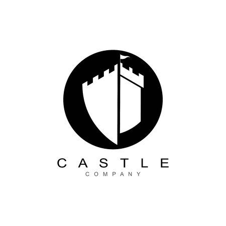 Castle vector illustration icon Template designのイラスト素材