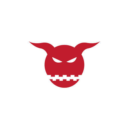 Devil logo vector template
